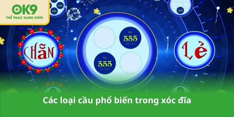 Các loại cầu phổ biến trong xóc đĩa